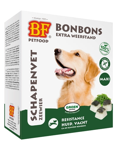 Bf Petfood Schapenvet Maxi Bonbons Zeewier