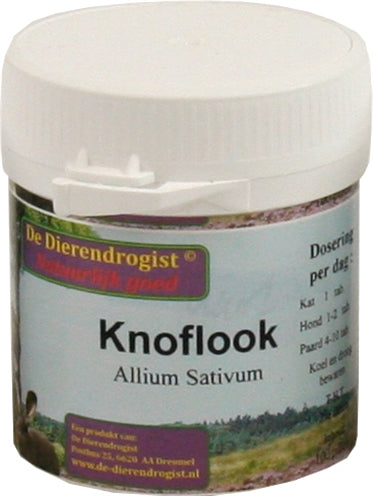 Knoflook tabletten voor dieren (hond, kat, paard), 200 stuks"