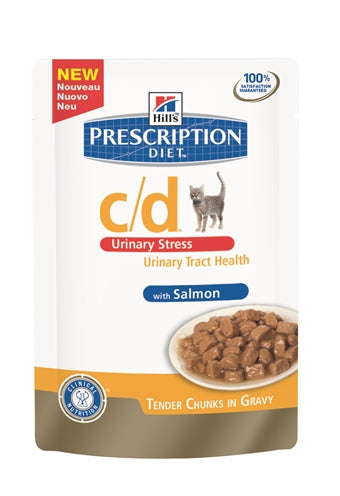 Afbeelding van Hill's Prescription Diet c/d Urinary Stress Zalm kattenvoer pakje