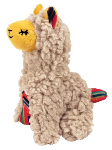 Afbeelding van KONG Softies Buzzy Llama, kattenspeelgoed met zachte vacht