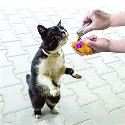 Kong Catnip Tubes 3 stuks, hersluitbare buisjes met kattenkruid