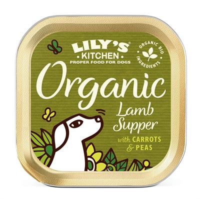 Lily's Kitchen Dog Organic Lamb Supper  150 gr, natvoer voor honden