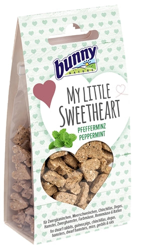 Hartvormige munt snacks van Bunny Nature voor konijnen en knaagdieren