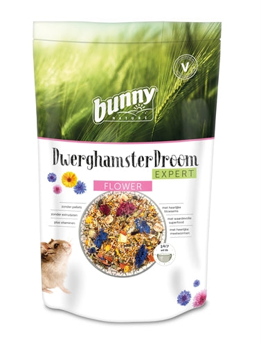  knaagdier-voer/bunny-nature-dwerghamsterdroom-expert-flower-500g