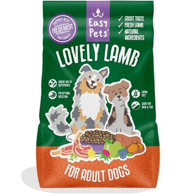 Gimdog Little Darling Pure Delight Kip/Lam 12x85gr, nat hondenvoer in gelei, malse stukjes kip en lam