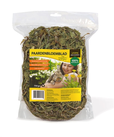 knaagdier-voer/utopia-paardenbloemblad-750g