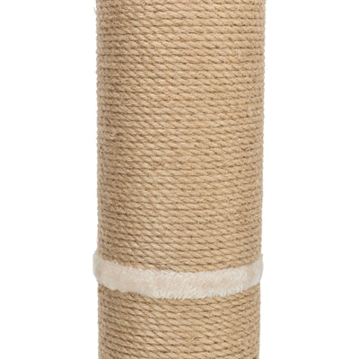 Trixie Krabpaal Gabriella XXL Beige, 80 cm hoge katten krabpaal met massieve bodemplaat