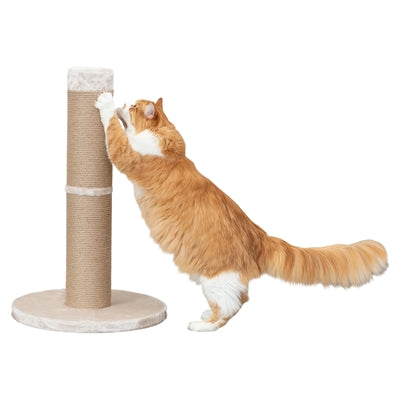 Trixie Krabpaal Gabriella XXL Beige, 80 cm hoge katten krabpaal met massieve bodemplaat