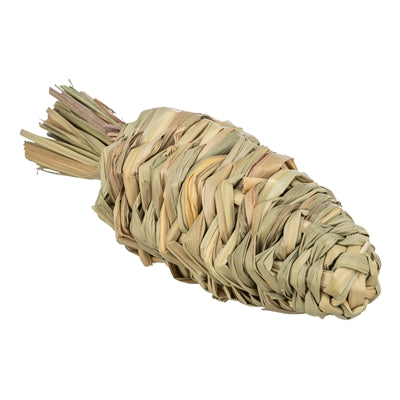 Trixie Wortel Gras, natuurlijk knaagspeelgoed voor hamsters en degoes, 20x6cm