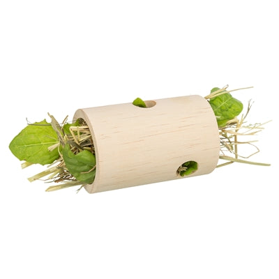 Trixie Snack Roll Hout Onbehandeld, 6x6x11 cm, knaagdier speelgoed