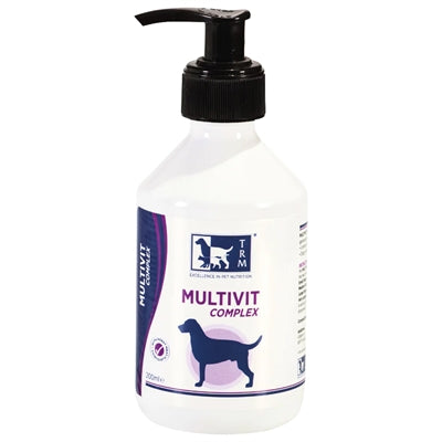 TRM Multivit Complex 200ml fles, vitamine supplement voor honden