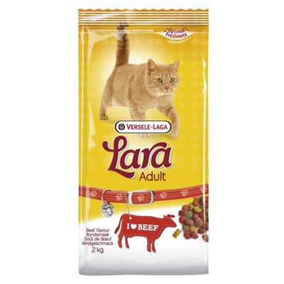 Zak Lara Adult Rund 2kg, complete kattenvoeding